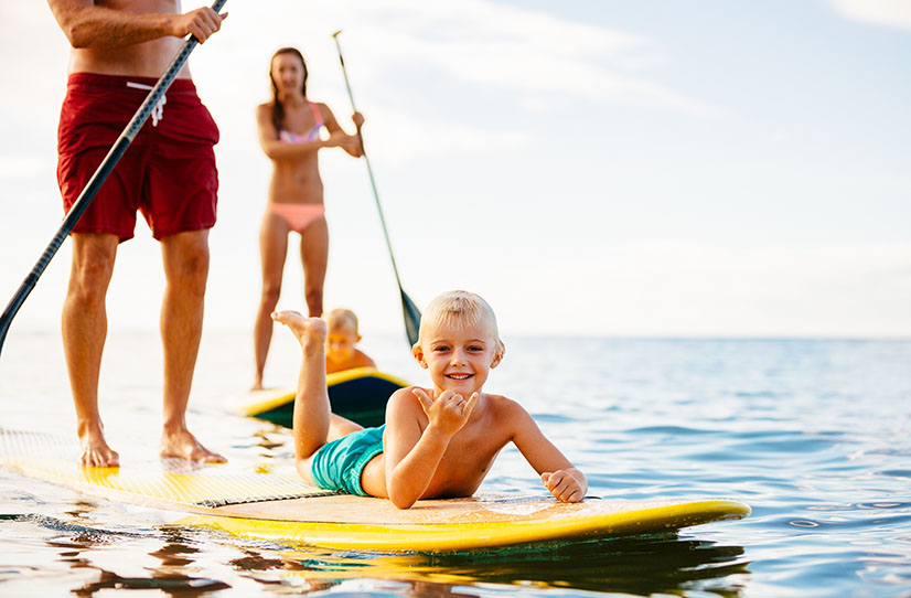 Triton paddle board family 5